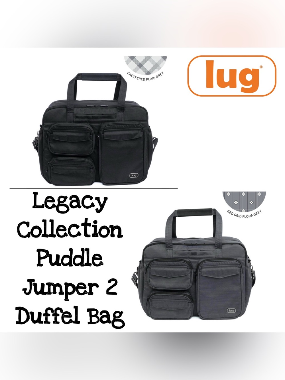 Lug Legacy Collection Puddle Jumper 2 Duffel Bag NWT